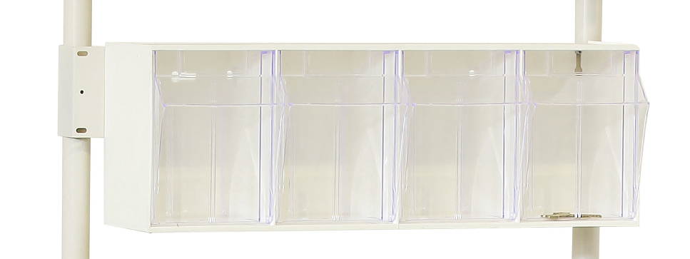 Metro Flexline Large Medication Trolley with Overbridge METC-097272 - Image 3