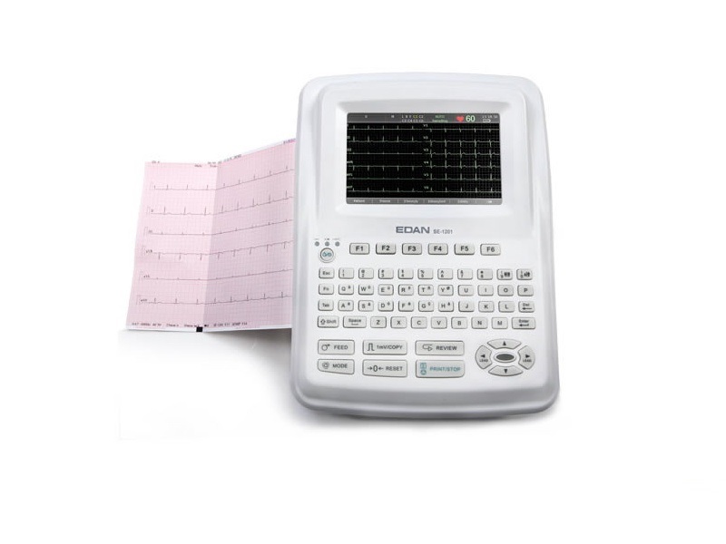 EDAN SE-1201 12 channel ECG machine for hospitals in South Africa supplied by Medicare Hospital Equipment
