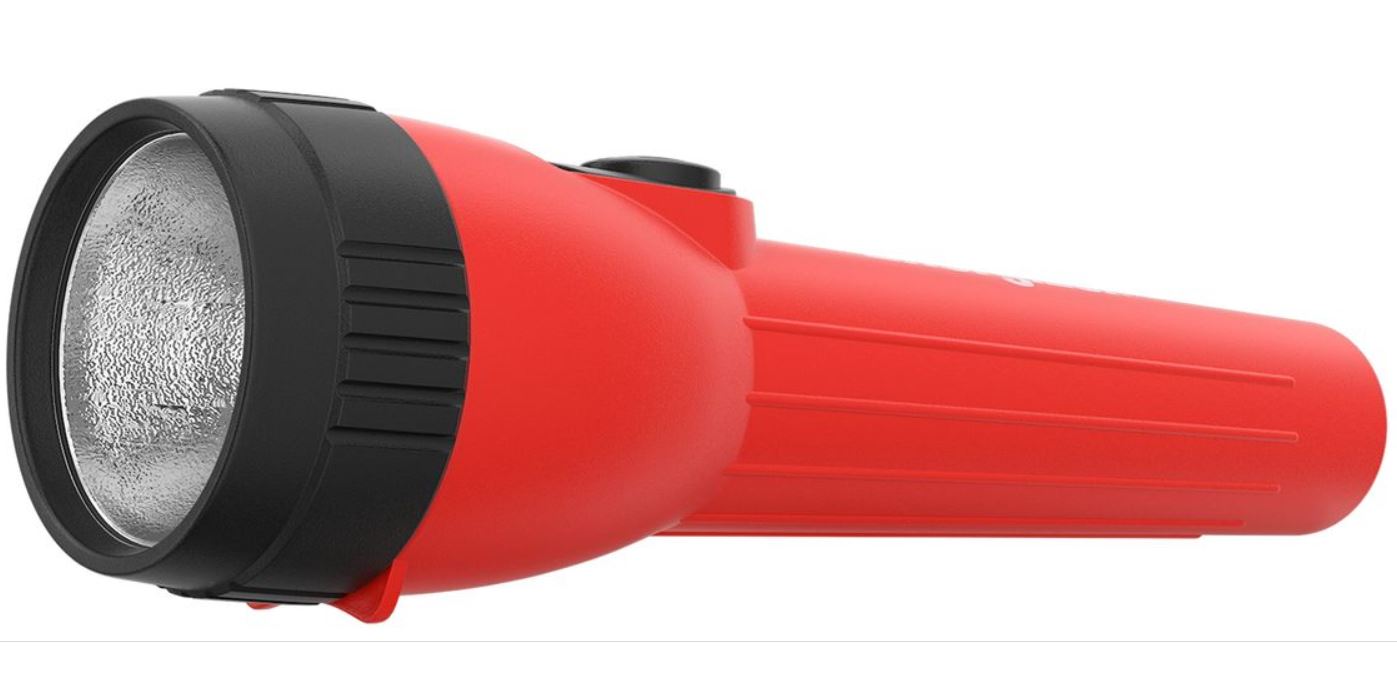 Torch Energizer With Rubber Handle Includes Batteries
