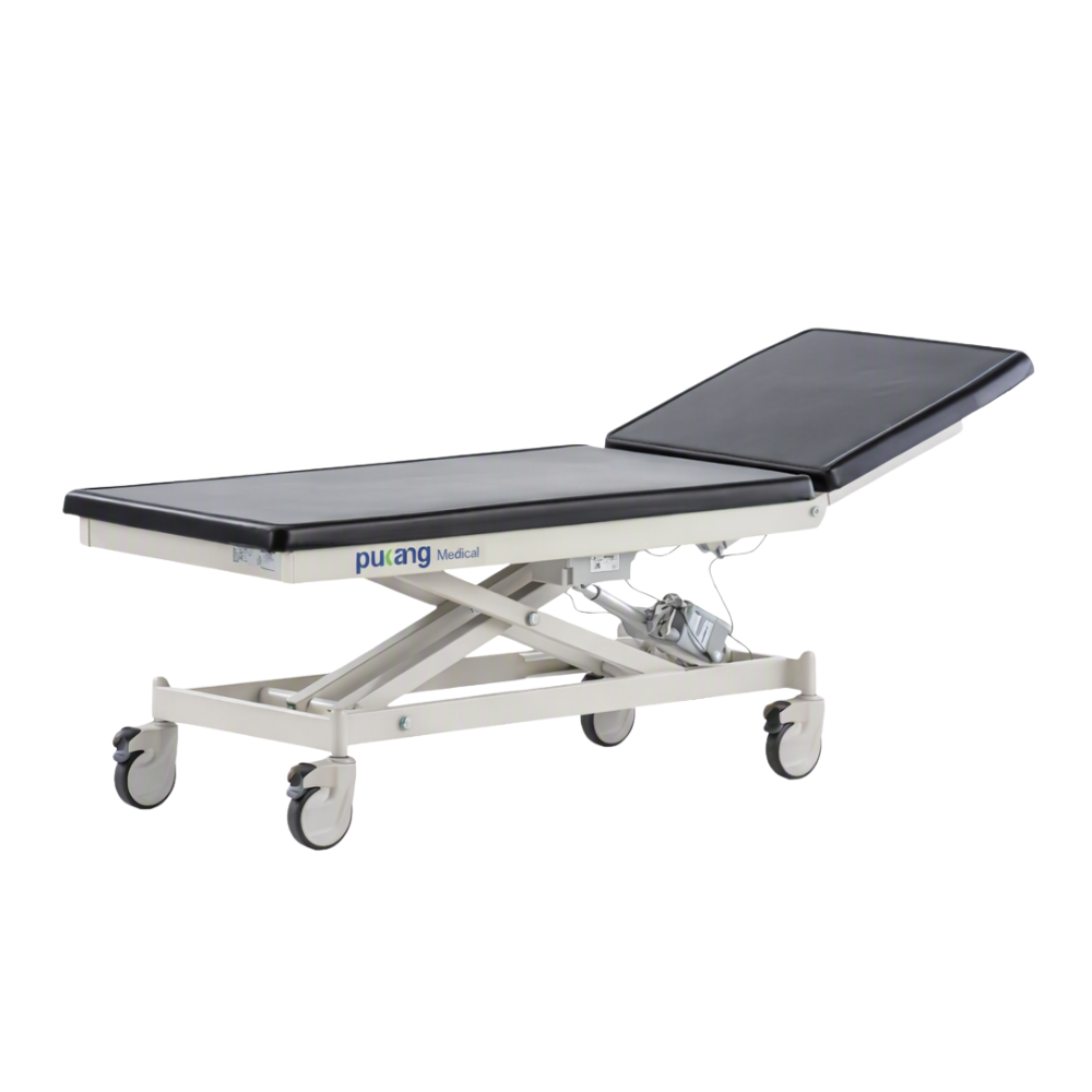 Electric Hi-Low Examination Couch – Battery Backup & Locking Castors